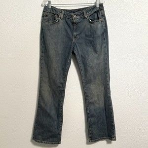 Polo Jean Co Ralph Lauren Stretch Kelly Denim Blue Jeans Womens Size 14x32 EUC